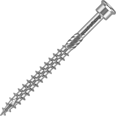 Terasové nerezové skrutky 4,5-5,0 mm (200 ks+bit) QUADROFIX TERRIX C2