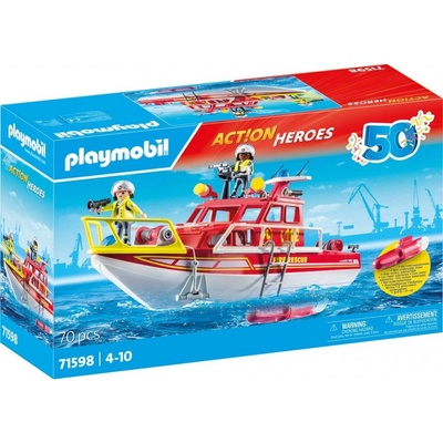 Playmobil 71598 Hasičská záchranná loď s motorem – Zbozi.Blesk.cz