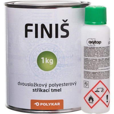 POLYKAR Finiš 1kg, striekací tmel