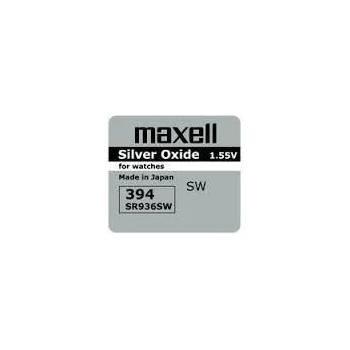 Maxell Бутонна батерия сребърна maxell sr-936 sw /ag9/, 394 1.55v (ml-bs-sr-936-sw)