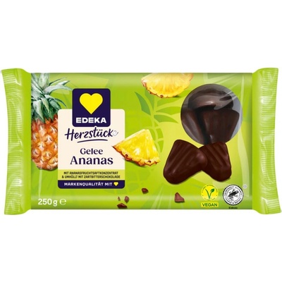G&G Edeka Ananásové želé v jemne horkej čokoláde 250 g
