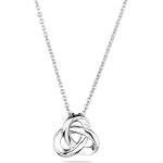 Swan Сребърно колие END658N Swan