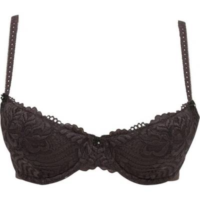 Change vyztužená podprsenka s kosticí Linda Padded Dark Chocolate