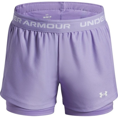 Under Armour G TECH PLAY UP 2-IN-1 SHORTS fialové 6004985-538