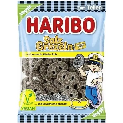 Haribo Salzbrezeln slané lékořicové bonbóny ve tvaru preclíků 175 g