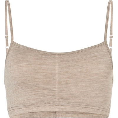 super. natural Дамски спортен сутиен super. natural Women's Cosy Bra Sports bra - Vintage Khaki Melange (114-2447-1412)