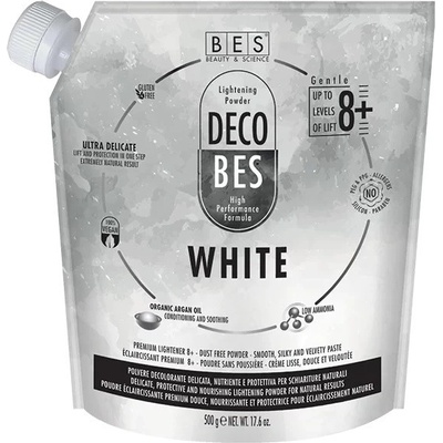BES Decobes White 8+ Gentle biely melírovací prášok 500g
