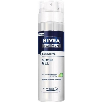 Nivea For Men Sensitive gel na holení suchá citlivá pleť 200 ml – Zboží Mobilmania