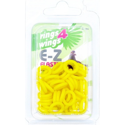 E-Z Elastic Ring Kroužky 8 mm žluté 50ks