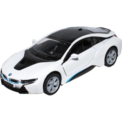 Kinsmart BMW i8 bílá 1:36