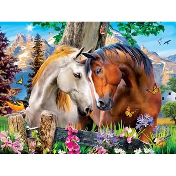 Masterpieces - Puzzle Mountain Meadow Farm - 300 piese