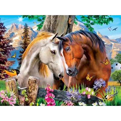 Masterpieces - Puzzle Mountain Meadow Farm - 300 piese