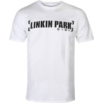 Image 1 of Plastic head Мъжка тениска linkin park - bracket logo (БЯЛА) - plastic head - ph12073