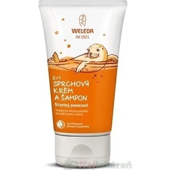 Weleda 2v1 sprchovací krém a šampón limetka 150 ml