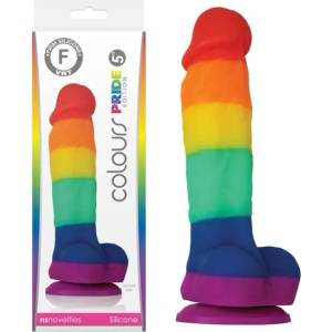  Дилдо, цветно удоволствие, 18см. - Colours Pride Edition (NSTOYS0693)