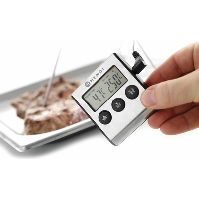 Hendi Digitálny teplomer do rúry so sondou, -50/250˚C, 65x70x(H)17mm