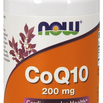 Image 1 of NOW Хранителна добавка CoQ10, Now foods Co Q10 200mg (60veg. caps)