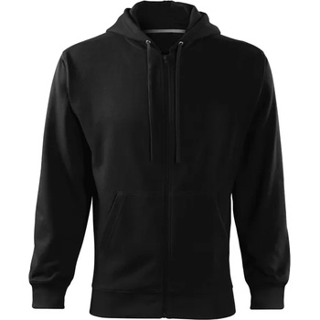 Image 1 of MALFINI Trendy Мъжки суичър с цип, черен, 300 г/м2 (41001)