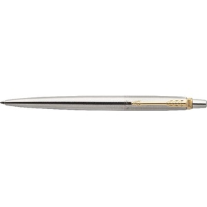Parker Royal Jotter 1953182 със златна клипса, химикалка от неръждаема стомана 7010556010 (7010556010)
