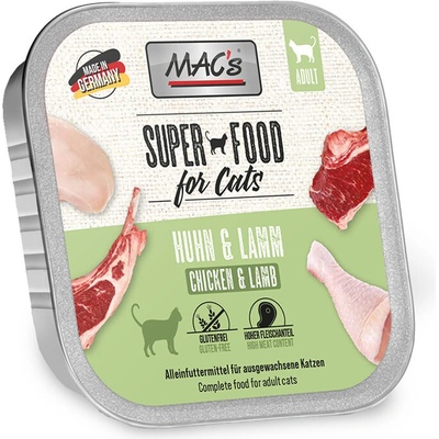 Mac´s Cat Kuřecí a Jehněčí 100 g