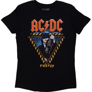 AC/DC Angus Triangle PWR-UP EU Tour '24 Black M Дамски Риза (ACDCTS131LB02)