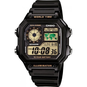 Casio Мъжки дигитален часовник Casio - Casio Collection - AE-1200WH-1BVDF (AE-1200WH-1BVDF)