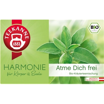 TEEKANNE Био чай Градински чай, Евкалипт и Мащерка - 20 пакетчета чай