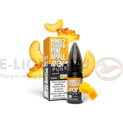 Riot Hybrid Salt Mango Peach Pineapple 10 ml 20 mg