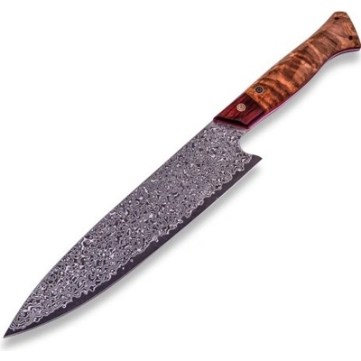 KnifeBoss damaškový nôž Chef 8" 202 mm Rosewood VG-10