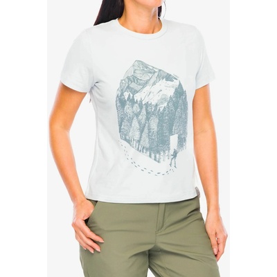Bavlnené tričko dámske Turbat Home glacier gray