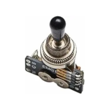 Image 1 of EMG 3 Way Solderless Toggle Black Превключвател на сензора (EMG-3W-SWITCH-SL-BK)