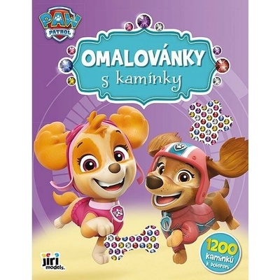 Labková patrola Omaľovánka s chýbajúcimi kamienkami