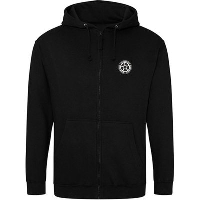 Scootering na zip Zoodie s kapucí deep black