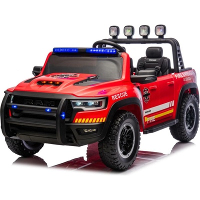 andos RAM 1500 RHO 4x4 24V/400W Hasiči Elektrické autíčko červená