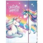 DERFORM Unicorn A4 Elastic Folder 16 DERFORM