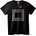 NOONEBRAND Тениска Манхатън Калиграма - S, Black