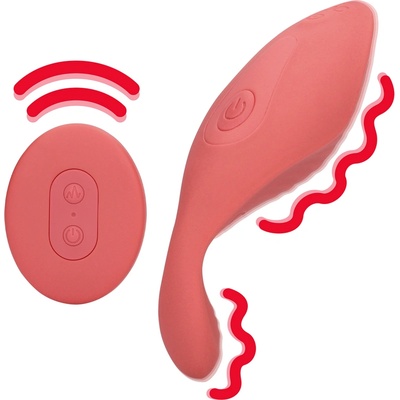 Loveline Вибриращо бельо с дистанционно управление - Ярко червено