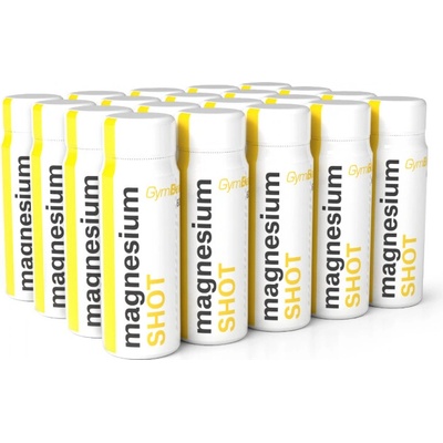 GymBeam Magnéziový shot citrón 20 x 60 ml