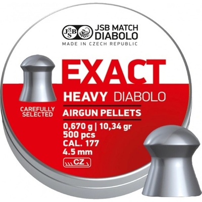 Diabolky JSB Exact Heavy 4,52 mm 500 ks