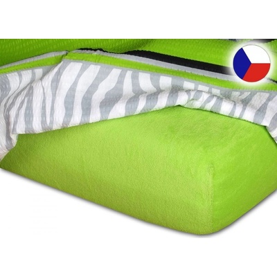 Dadka Froté prostěradlo kiwi 140x200x20