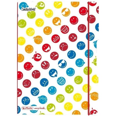 Herlitz sešit flex A5 čtverečkovaný Rainbow Smiley