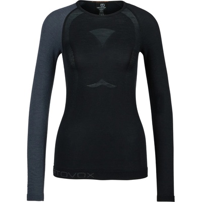 Ortovox Дамско мериносово термобельо Ortovox Women's 120 Comp Light Long Sleeve Merino base layer - Black Raven II (115-0991-0313)