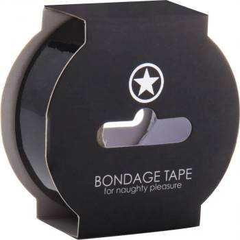 Image 1 of Ouch! Non Sticky Bondage Tape 17, 5m Black