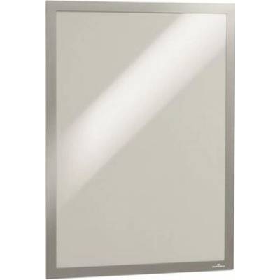 Informačný panel, A3, samolepiaci, DURABLE "DURAFRAME", strieborná