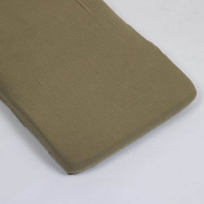 Tulimese Prostěradlo mušelínové olivové 60x120