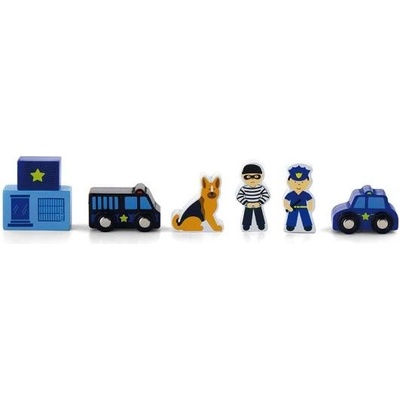 Viga figúrky pre deti Police Multicolor
