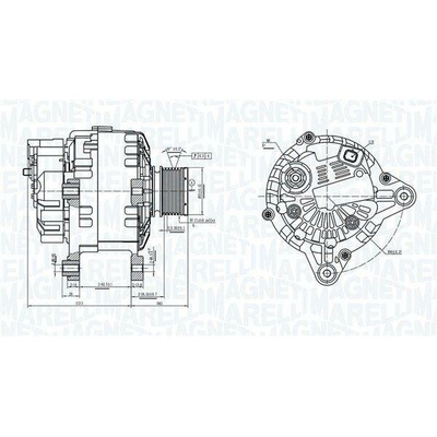 Generátor MAGNETI MARELLI 063739064010