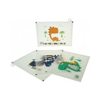 Mádara A4 plastic briefcase fastened with dinosaurs (12pcs)