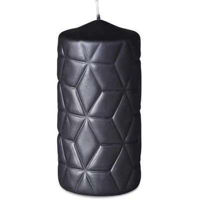 Mozaika Geometrický vzor antracit metal mat 70x140 mm