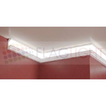 Ld-02 Декоративен профил за скрито led осветление ► 2метра (ld02)